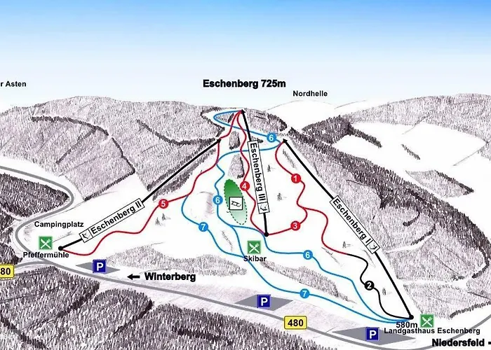 Gemütlicher In Niedersfeld Bei Winterberg, Kostenloses Wlan Apartamento Winterberg